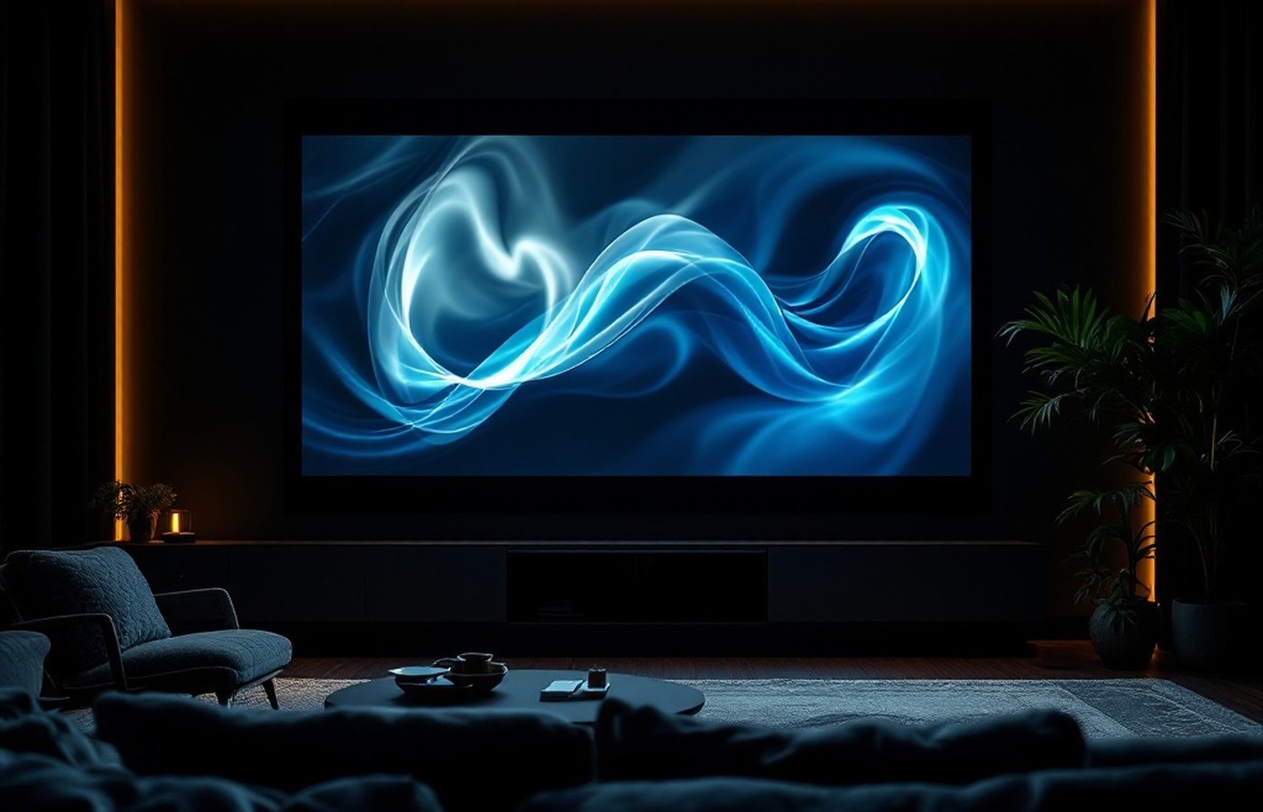 A paused trailer glowing on a home screen